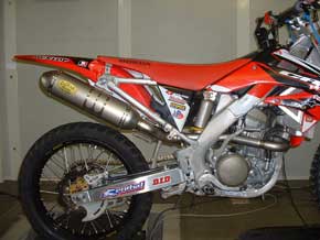 Red Dirt Bike Image